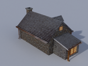 house dormer bungerlow 3D 모델