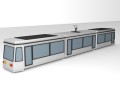 low poly metro Modello 3D