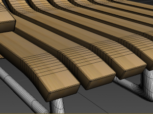 wood chair 3D Модель