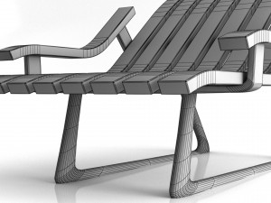 wood chair 3D Модель