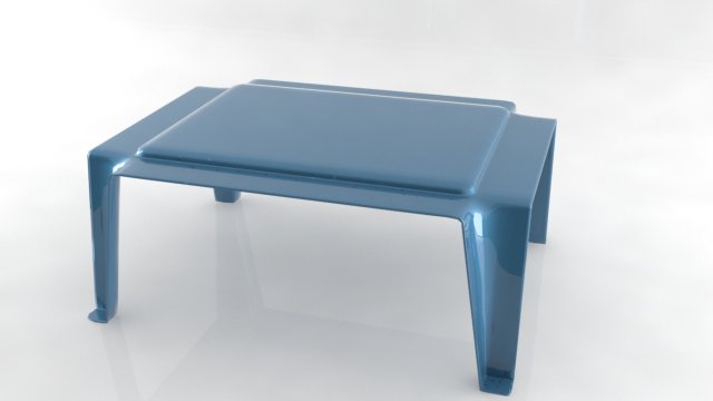 simple stool tea coffee table 3D 模型 .c4d .max .obj .3ds .fbx .stl .blend 