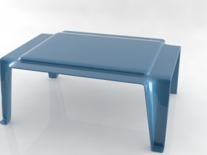 simple stool tea coffee table 3Dモデル