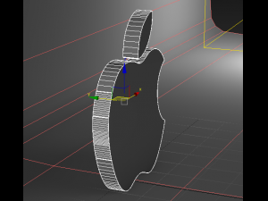apple logo 3D 모델