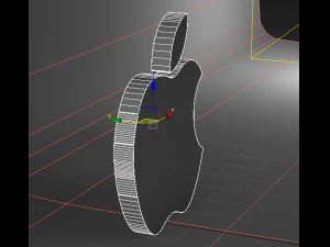 apple logo 3D Model