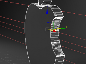 apple logo 3D 모델