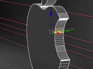 apple logo 3D Model