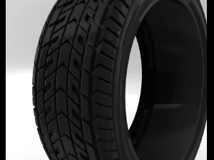 car tire 3D Model