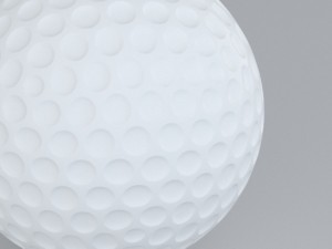 golf ball Modello 3D