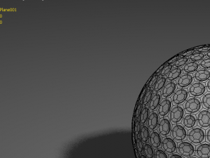 golf ball Modello 3D