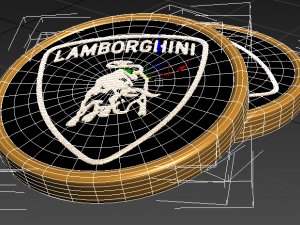 lamborghini logo 3D Model