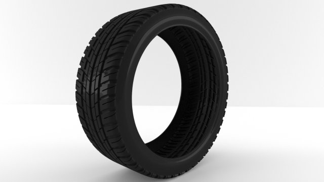 car tire tyre 3D Model .c4d .max .obj .3ds .fbx .stl .blend 