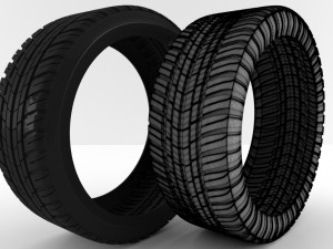 car tire tyre 3D Model
