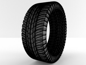 car tire tyre 3D Model