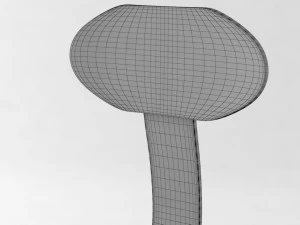 simple wood chair 3D Model
