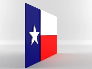 9 flags collection 3D Model