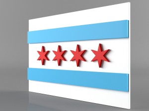 9 flags collection 3Dモデル