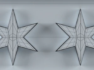 9 flags collection 3D Model
