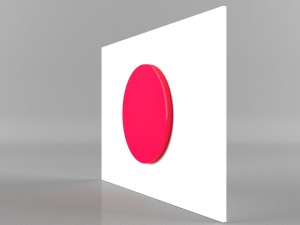 9 flags collection 3Dモデル