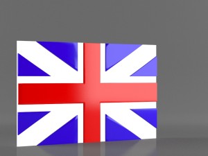 9 flags collection 3Dモデル