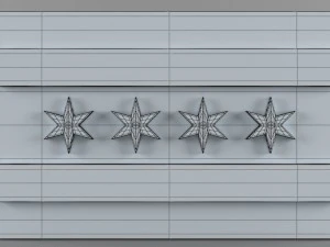 9 flags collection 3D Model
