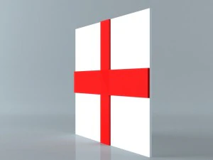 9 flags collection 3D Model