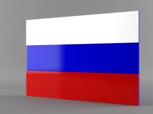 9 flags collection 3D Model