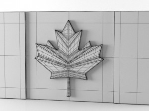 9 flags collection 3Dモデル