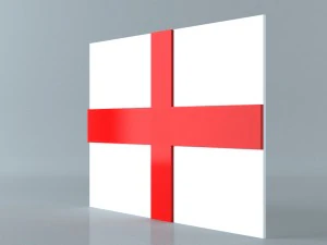 9 flags collection 3D Model