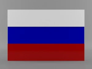 9 flags collection 3D Model