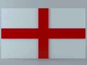 9 flags collection 3D Model