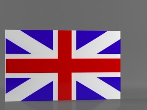 9 flags collection 3Dモデル