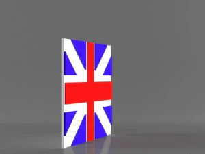 9 flags collection 3D Model