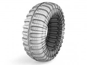 tire pack ultimate 4 s 3D Model