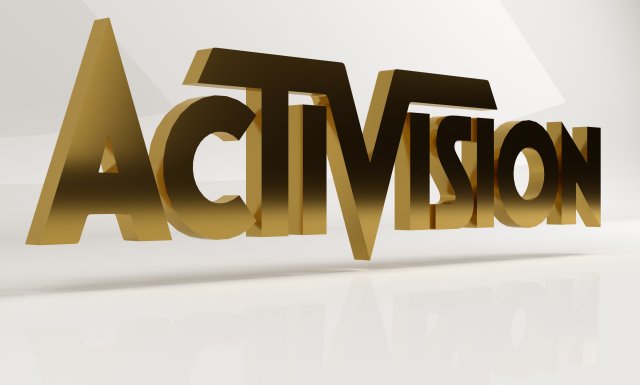 activision 3d company logo low-poly 3D मॉडल .c4d .max .obj .3ds .fbx .stl .blend 