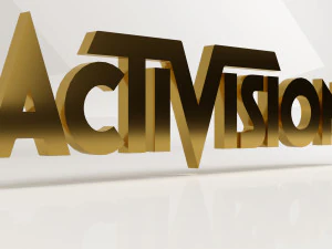 logo aziendale activision 3d a basso numero di poligoni Modello 3D