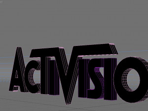 activision 3d company logo low-poly 3D मॉडल