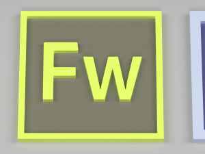 adobe icon or logo pack 2 3D Model