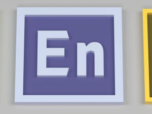 adobe icon or logo pack 2 3D Model