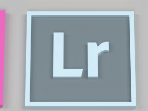 adobe icon or logo pack 2 3D Model