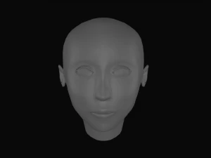 human head 3D Model