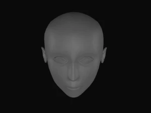 human head 3D Model
