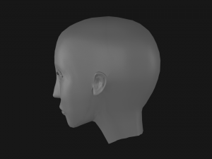 human head Model 3D