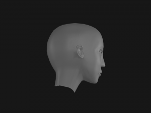 human head Model 3D