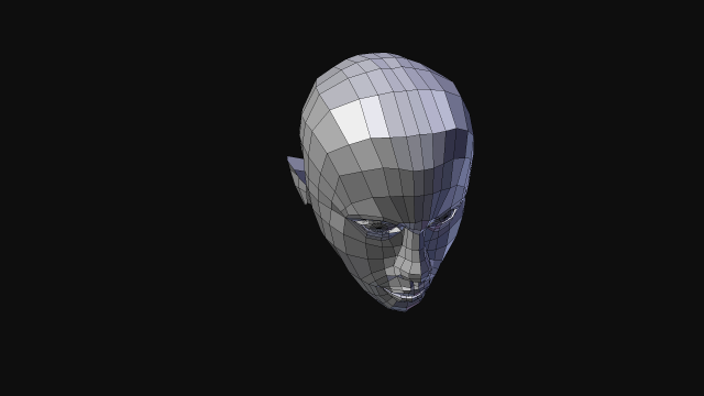 human head 3D Model .c4d .max .obj .3ds .fbx .stl .blend 