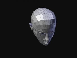 human head 3D 모델