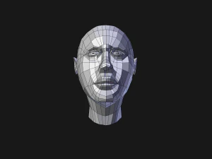 human head 3D Model