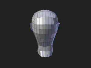 human head 3D Model