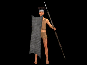 ca&ccedil;ador Modelo 3D