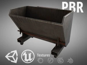 stell dumpster 3D Model