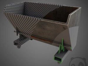 stell dumpster 3D Model